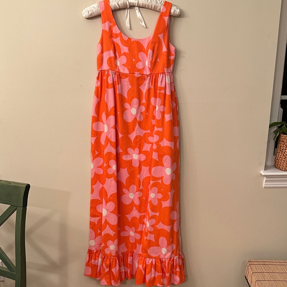 Vintage 1970s Nalī‘i for Liberty House Hawaiian Maxi Dress